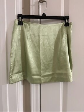 Daily Drills Satin Mini Skirt